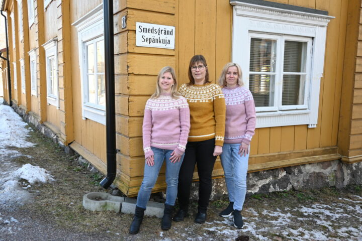 Loviisanpisarat-villapaita Ylletröjan Lovisadropparna