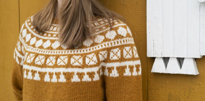 Loviisanpisarat-villapaita Ylletröjan Lovisadropparna